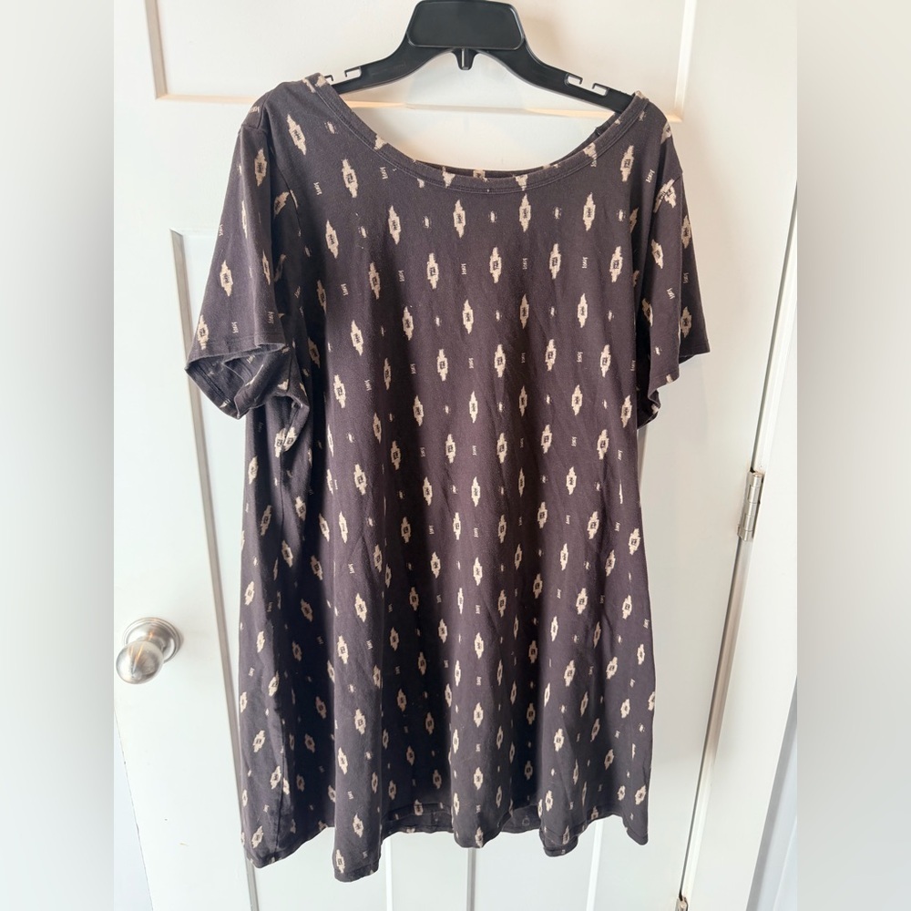 Sonoma 2X Plus Size Black Graphic Tee Light Bulb Print Casual T Shirt